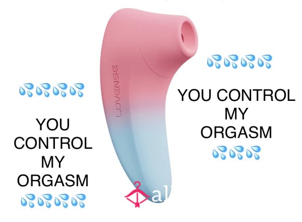 You Control My Orgasm With My Lovense Toy For 45 Minutes