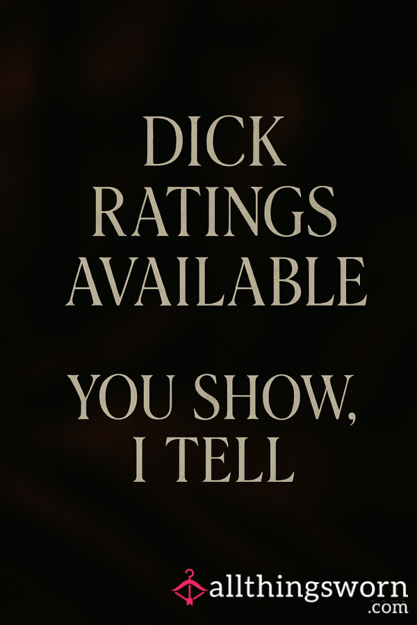 You Show, I Tell...