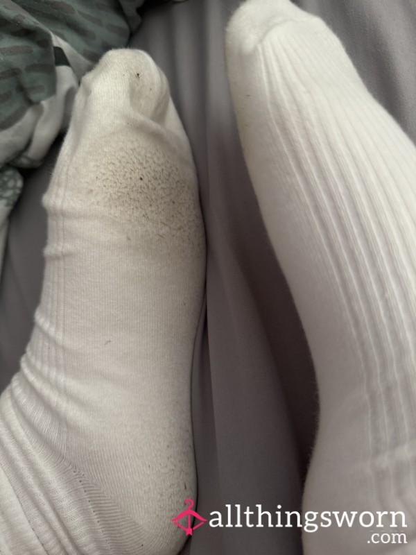 You Think You Deserve The Scent Of My Used Socks? These Were On My Feet All Day While I Teased Desperate Losers Like You. Want Them Extra Stinky? That’s Extra. Spoil Me If You Want To Sniff L