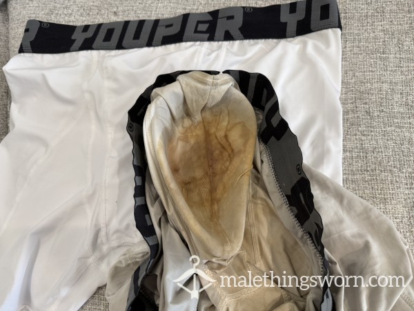 ***SOLD*** Your Amazon Drivers Used Compression Shorts And Cup