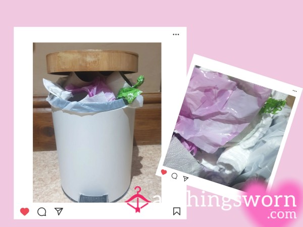 Your Discreet Little Trash Throne😈🗑️ Packed And Dying To Be Emptied!