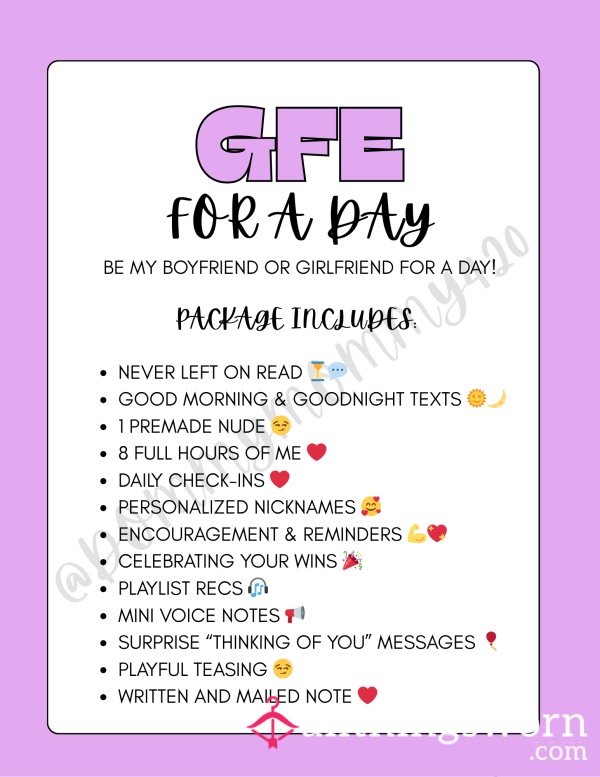 Your Dream Girlfriend—For A Day!