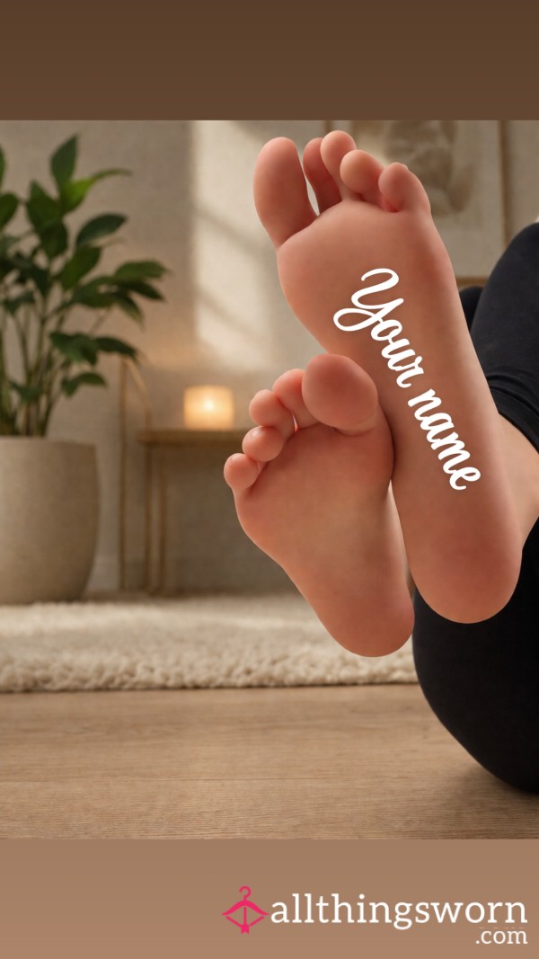 Your Name On My Feet🦶