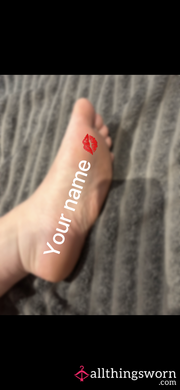 Your Name On My Sole💋