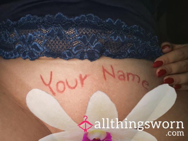 [BODY WRITING] Your Name On Polish Kitty