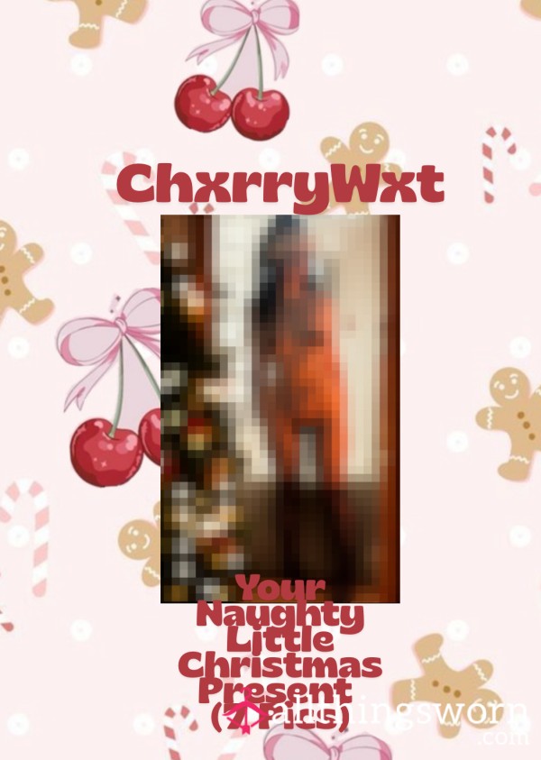 Your Naughty Little Christmas Present (7 Pics)🎁🖤