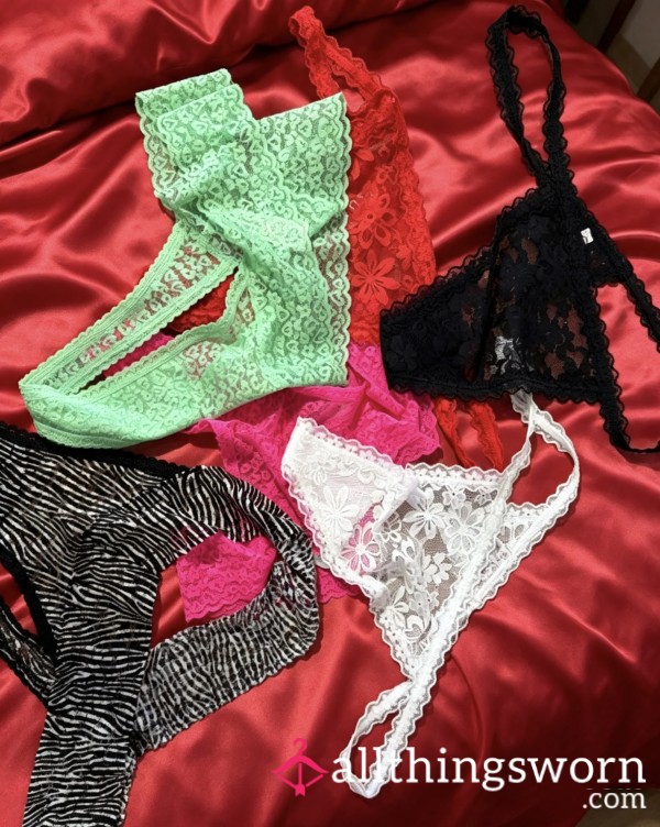 Your New Addiction: Worn Thongs Hand-Picked By You 💋