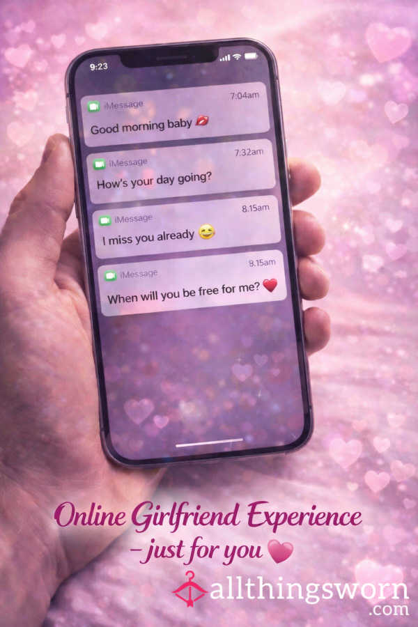 Your Very Own Online Personalised Girlfriend Experience With Me 😘