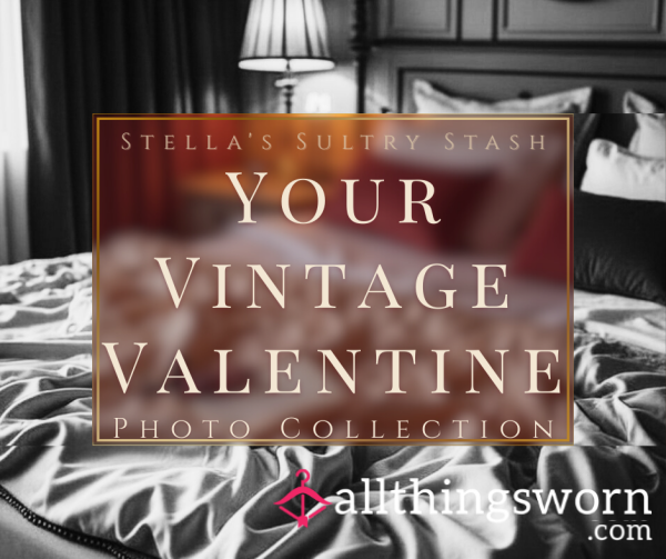 Your Vintage Valentine (10 B&W Photos With Red Accents, Corset, Suspenders, Red Heels. £12)