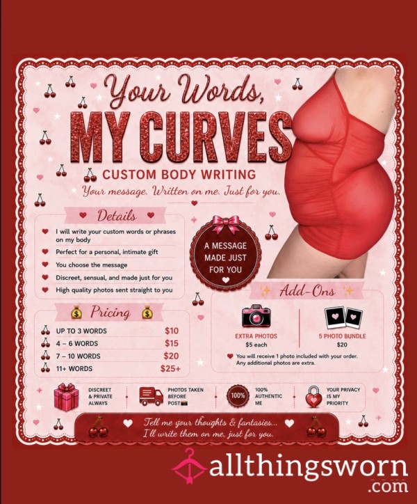 💌 Your Words, My Curves 💌
