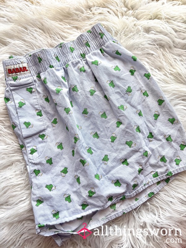 Zara X Babar Poplin Boxer-style Shorts