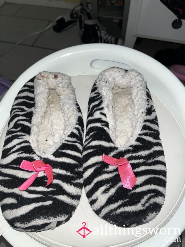 Zebra Slippers