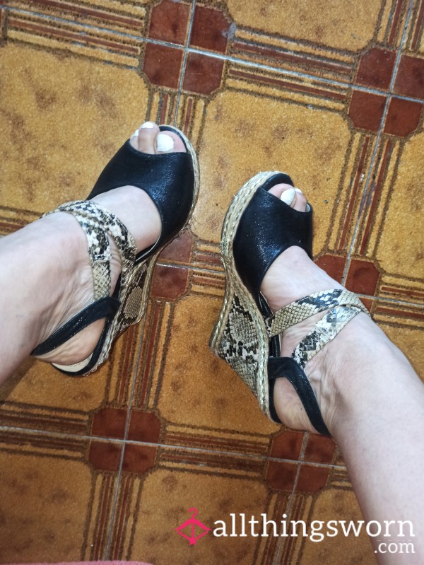 Zeppe Wedges Scarpe Tacco Sandali Tacones Shoes