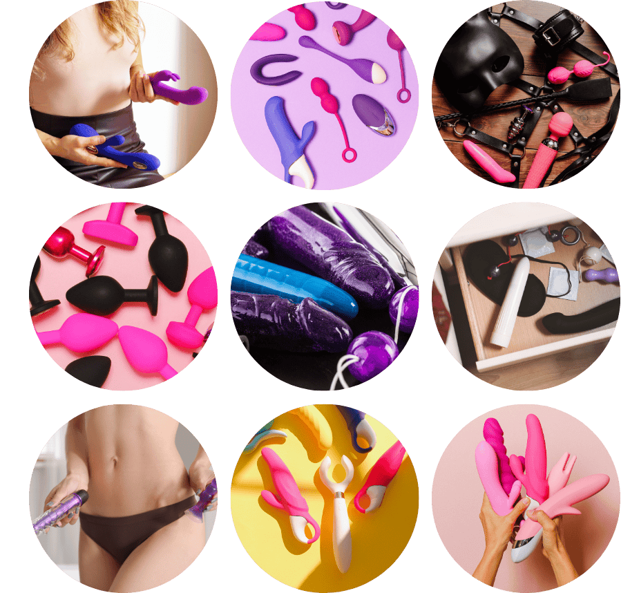 Used Sex Toys Collection - Dildos, Vibrators, and Adult Accessories